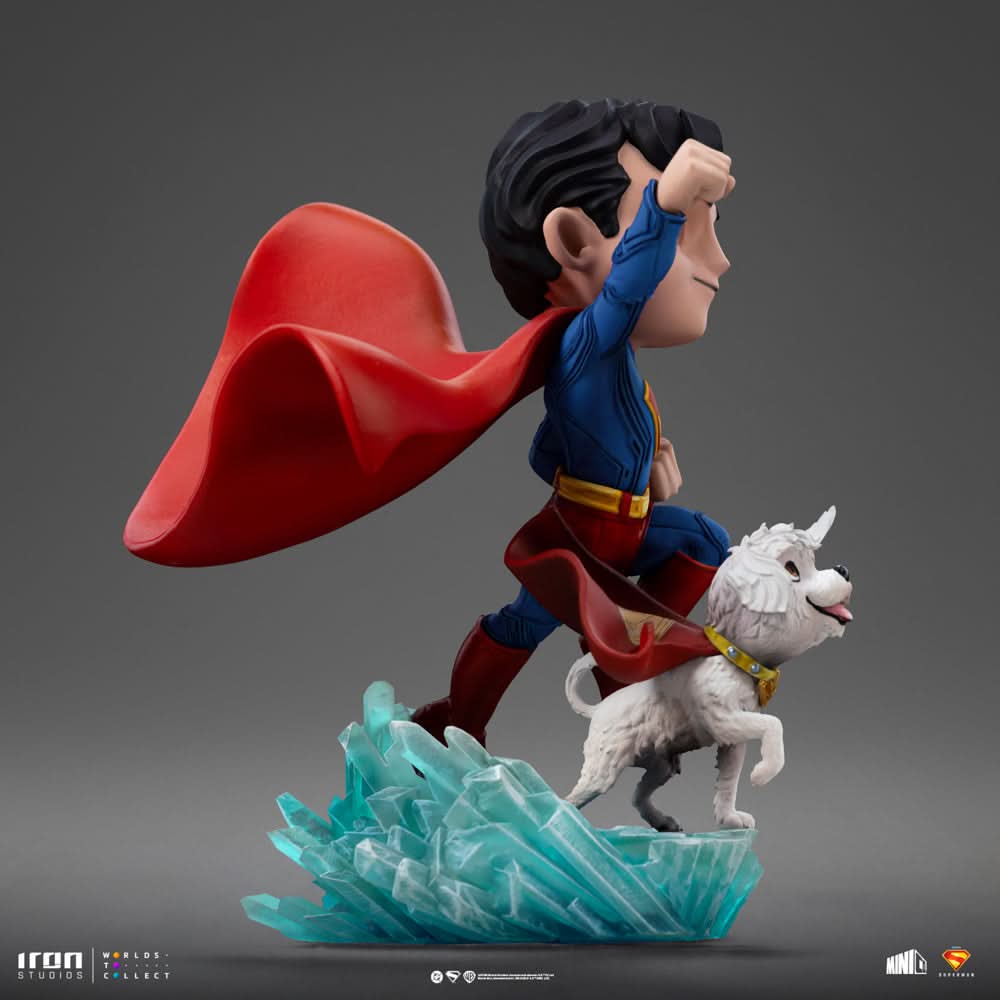 Statue Superman and Krypto - Superman - MiniCo - Iron Studios